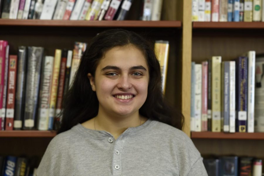 Gidget Rosen ’20 looks forward to the senior activities of the second semester.
