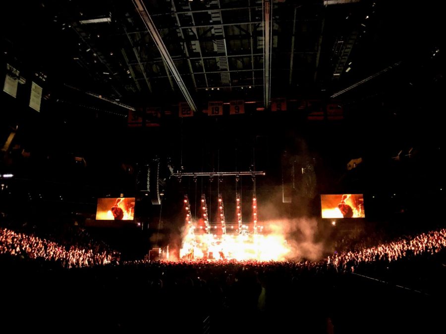 The Strokes performed on New Year's Eve, December 31, 2019, at the Barclays Center in Brooklyn, New York. 