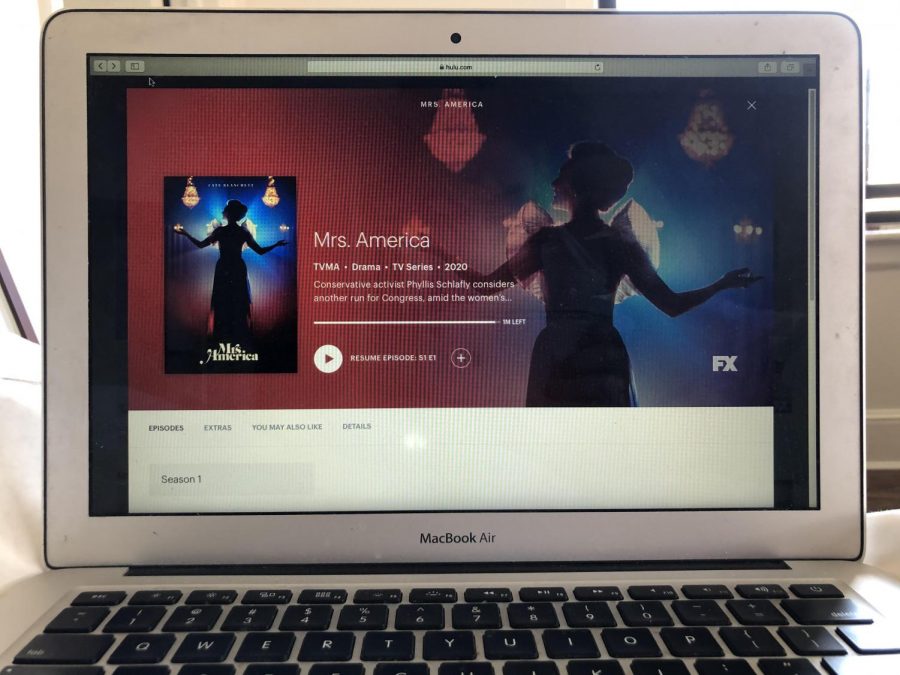 Six episodes of Mrs. America are currently available on Hulu.