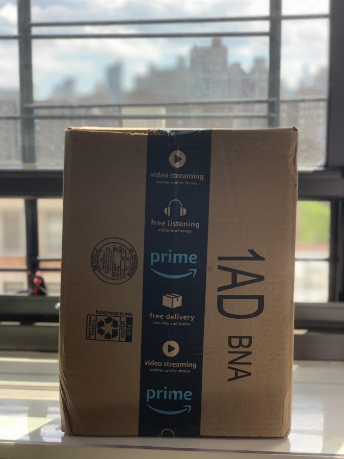 An Amazon prime package. Amazon prime membership has skyrocketed since the start of the Coronavirus pandemic, and the increased demand has put a pressure on workers who have to deal with health risks. Each package delivered requires the labour of multiple workers who are not being paid properly during this dangerous time.
