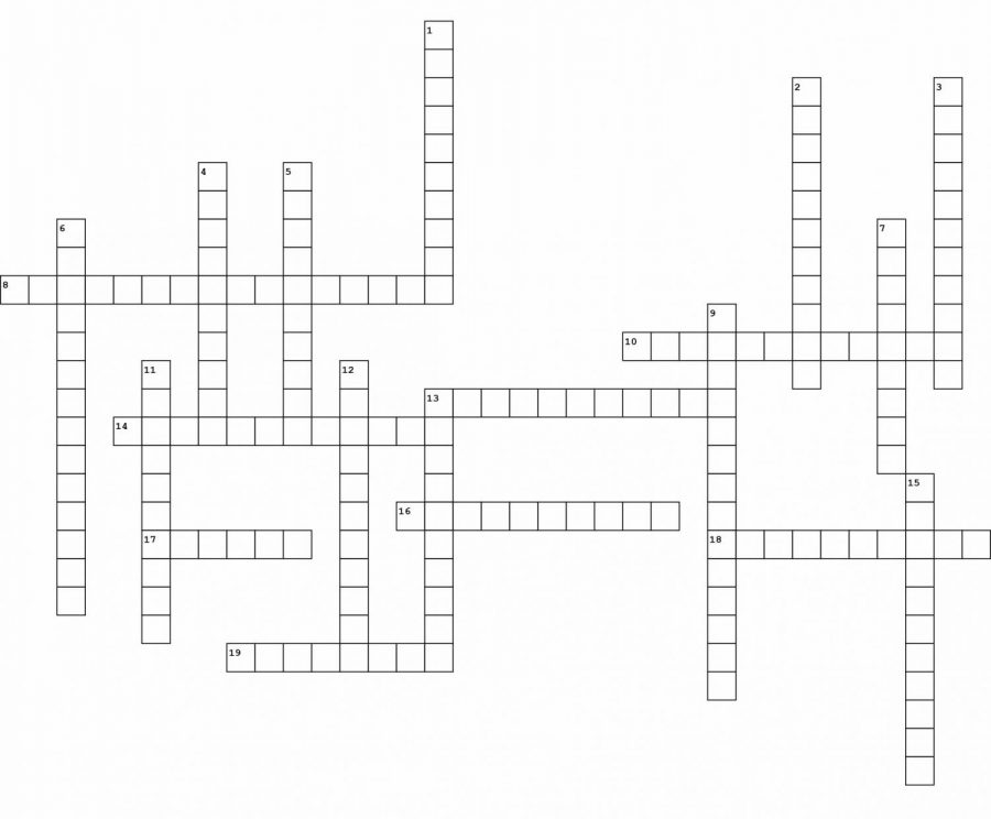 Print out this crossword box so that you can fill in the answers.