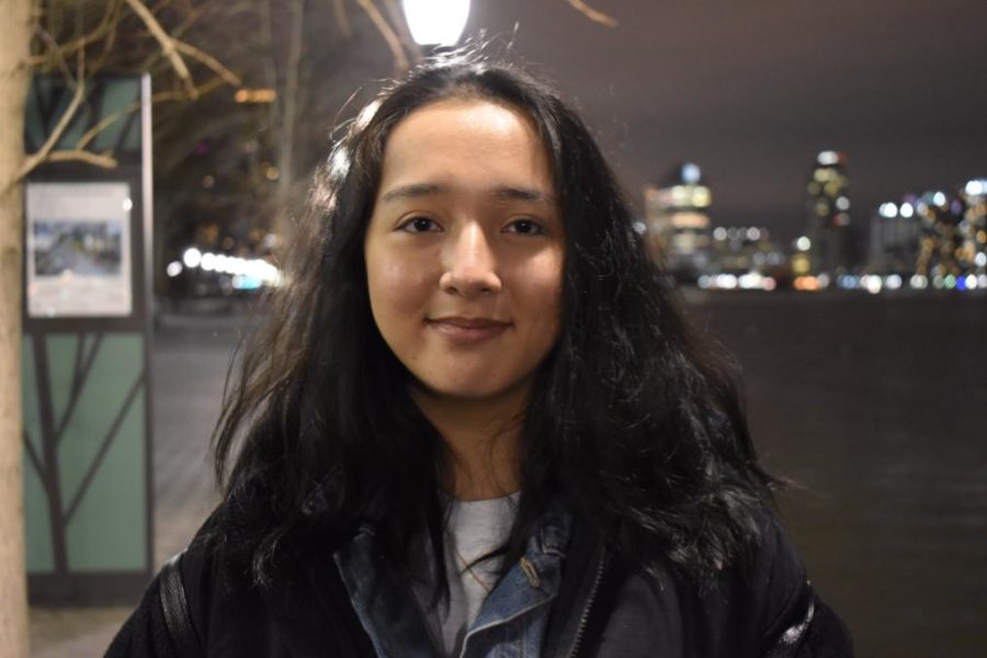 Mina Lone has fallen in love with music. “Whenever I have free time, whether it is at school, at church, or at home, you’ll probably find me fiddling around on the guitar, cooking up some lyrics, listening to a new song, or some combination of all of the above,” she said. 