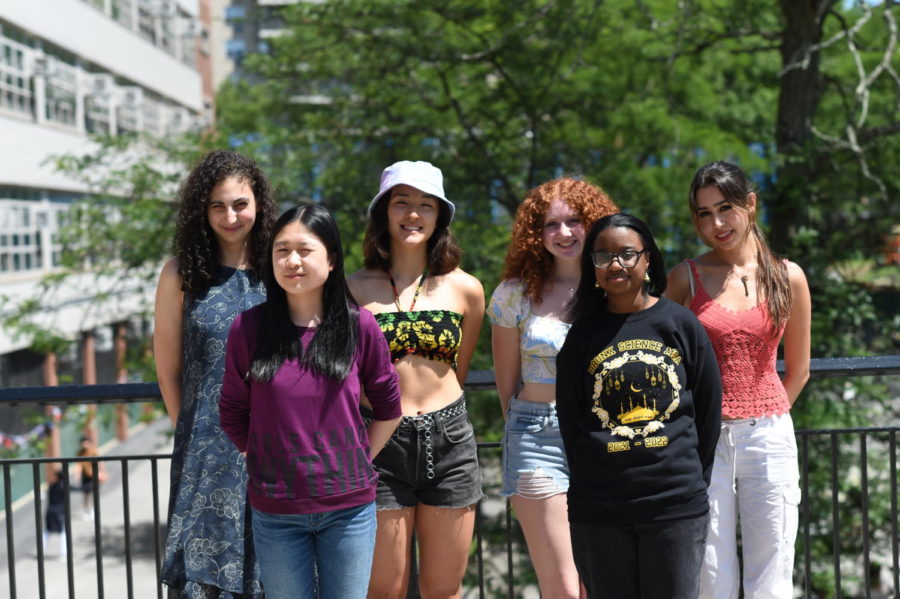Five Copy Chiefs and one Editor-in-Chief of 'The Science Survey,' who wrote this column, pose for a photo. From left to right, top to bottom are Maggie Schneider '22, Josephine Kinlan '22, Alexandra Zwiebel '22, Ellora Klein '22, Nicole Zhou '23 and Aissata Barry '22 (Not pictured: Otho Valentino Sella '23).