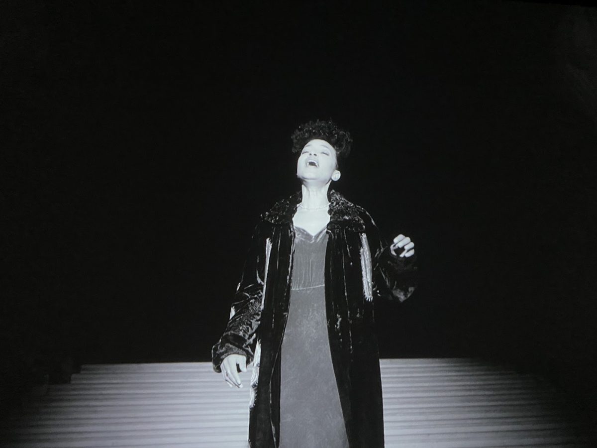 In Isaac Julien's 'Once Again... (Statues Never Die),' singer and songwriter Alice Smith appears on screen, embodying the act of political resistance.