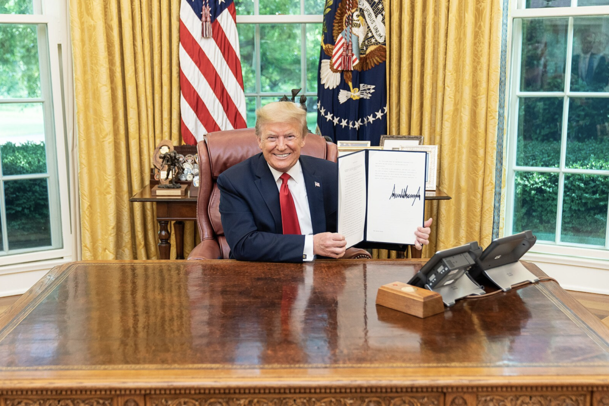 On January 20th, 2025, as part of a slew of executive orders, President Trump removed hundreds of millions of dollars in funding to the World Health Organization, a decision that may prove costly in the coming years. 
(Photo Credit: The White House from Washington, DC, Public domain, via Wikimedia Commons)
