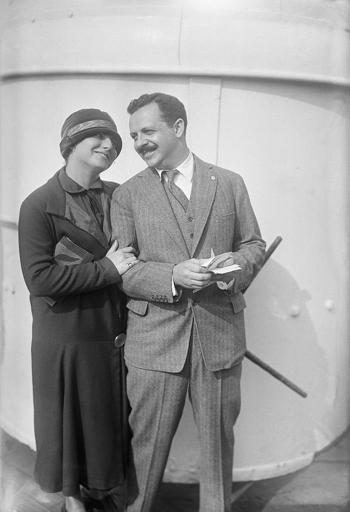 Here, Edward Bernays poses with his wife Doris E. Fleischman (a part of the Lucy Stone League, a group which encouraged women to keep their maiden names after marriage) aboard the Mauretania. (Photo Credit: Edward L. Bernays, Public domain, via Wikimedia Commons)